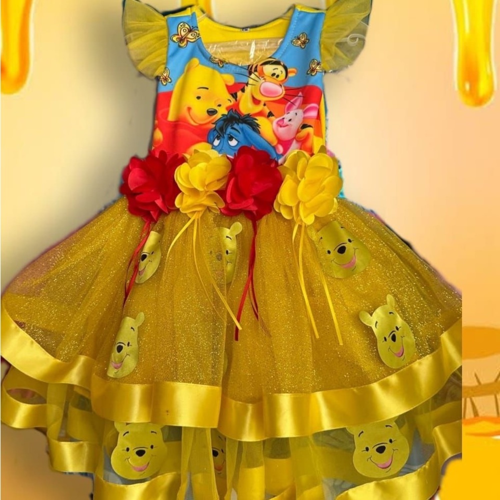 Disney Winnie the Pooh Yellow and Blue Kids Costume